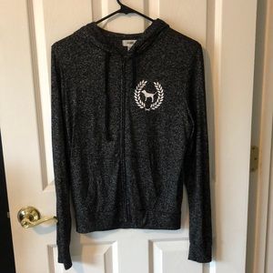 PINK Lightweight zip up hoodie size XS